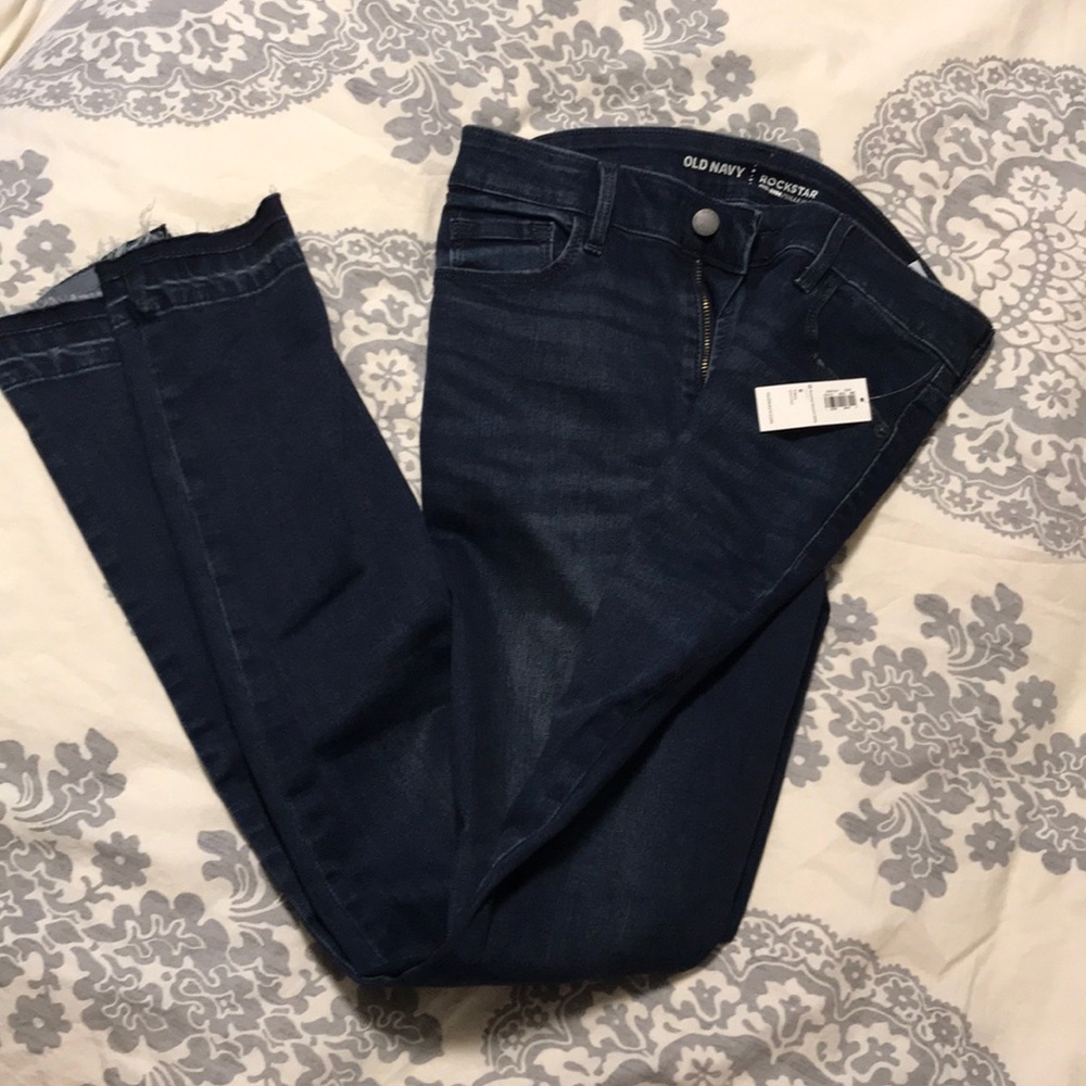 Old Navy Rockstar Mid-Rise with Step Hem